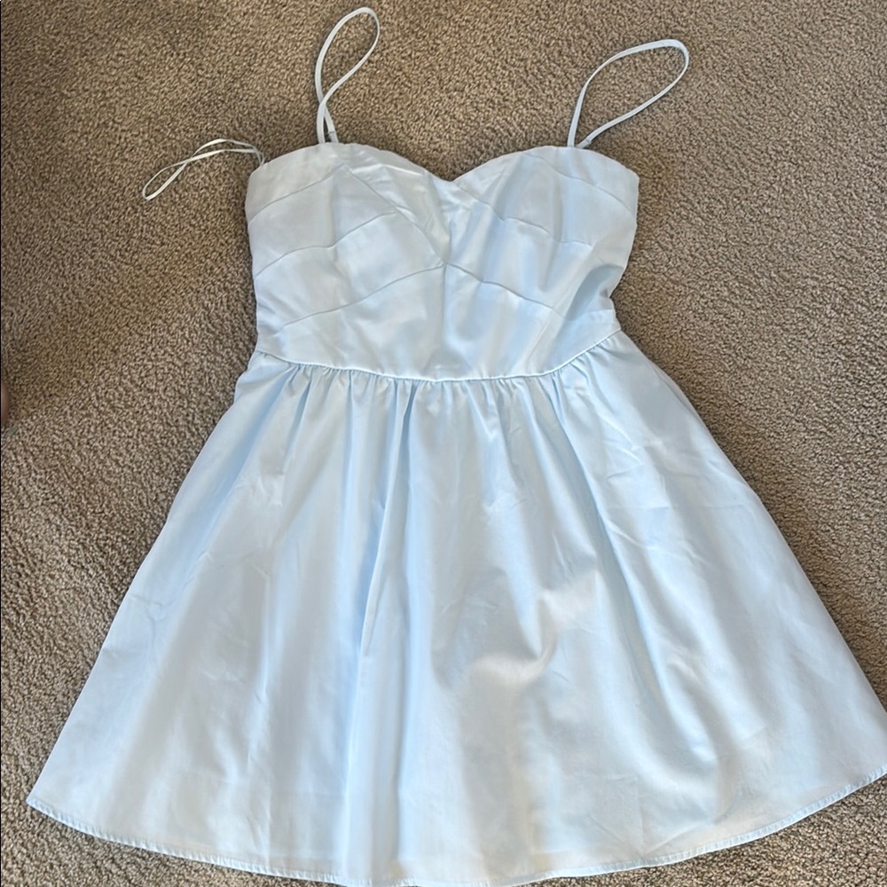 Francesca's Collections Light Blue Mini Dress